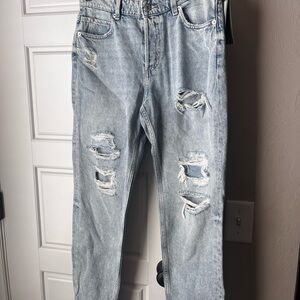 H&M Light Blue Boyfriend Jeans